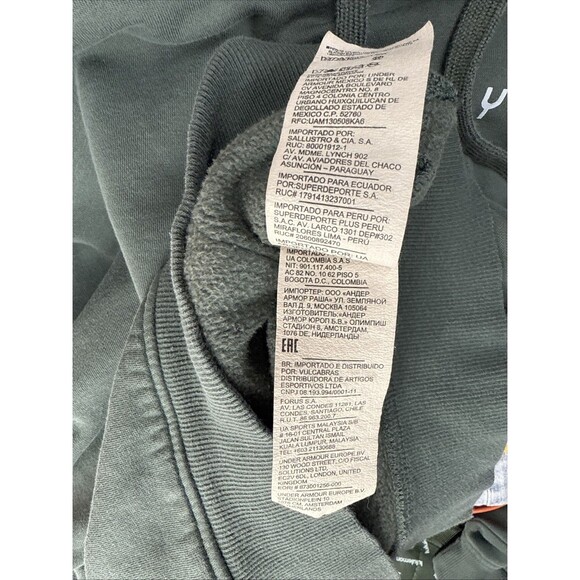 Under Armour Hoodie Men’s Medium Green Oscar The Grouch Sesame Street Collab - Picture 8 of 10